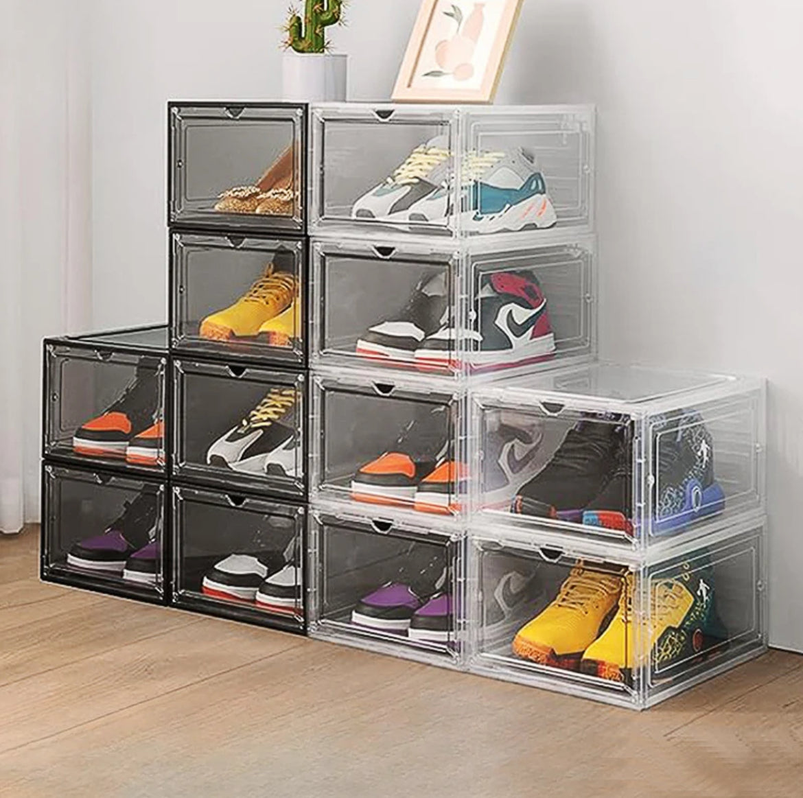 Acrylic transparent shoe box