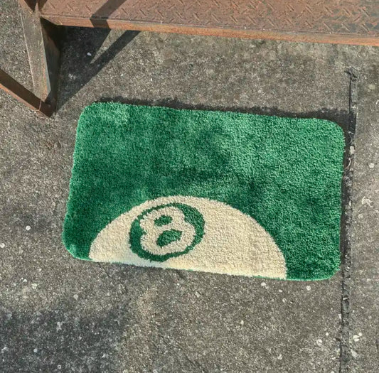 Green 8 Ball Carpet/Rug