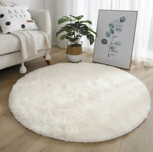 Super Soft Plush Round Carpet/Rug