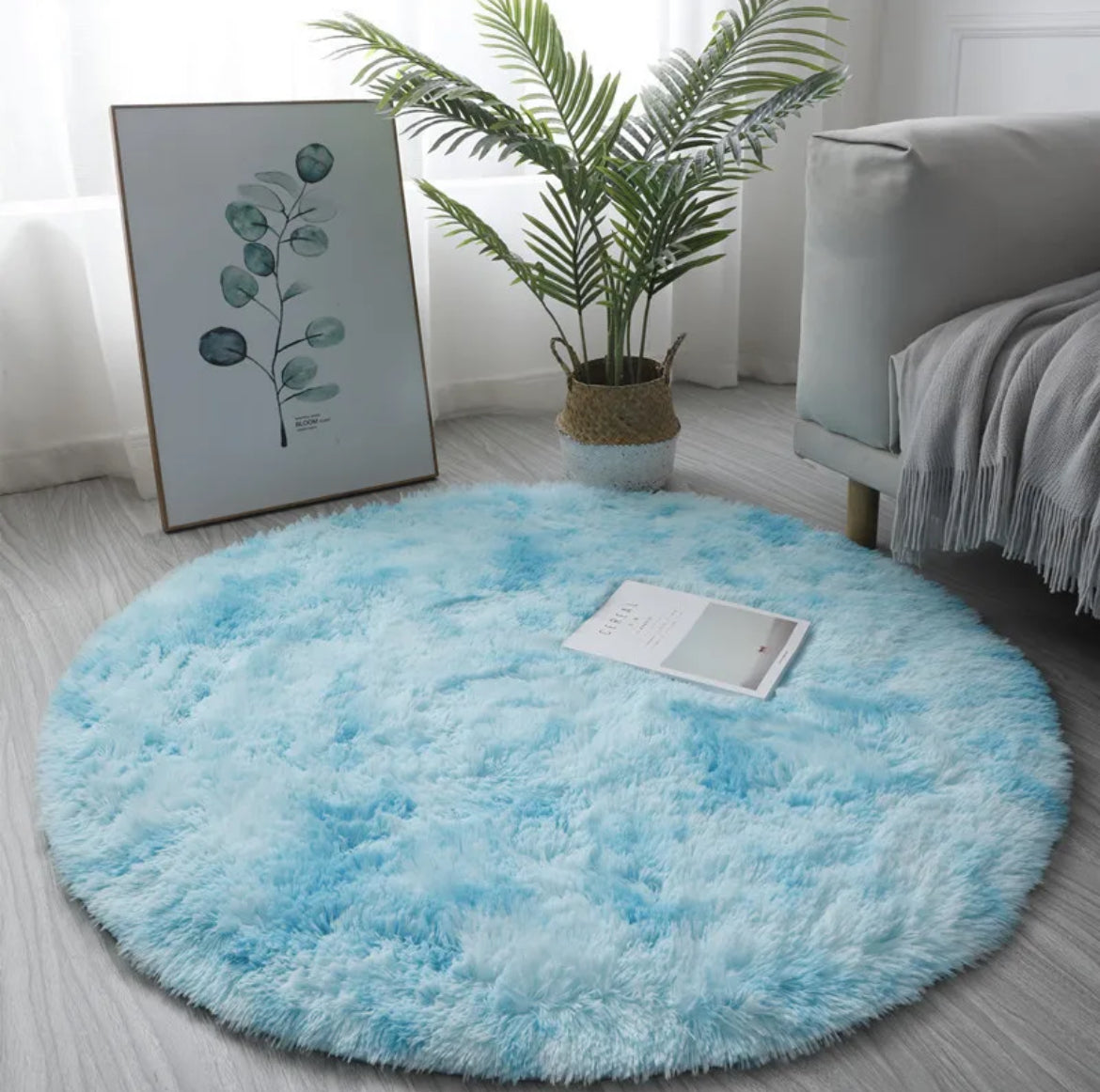 Super Soft Plush Round Carpet/Rug