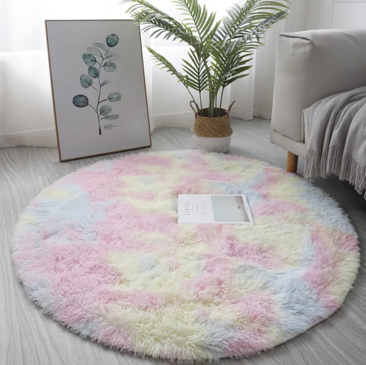 Super Soft Plush Round Carpet/Rug