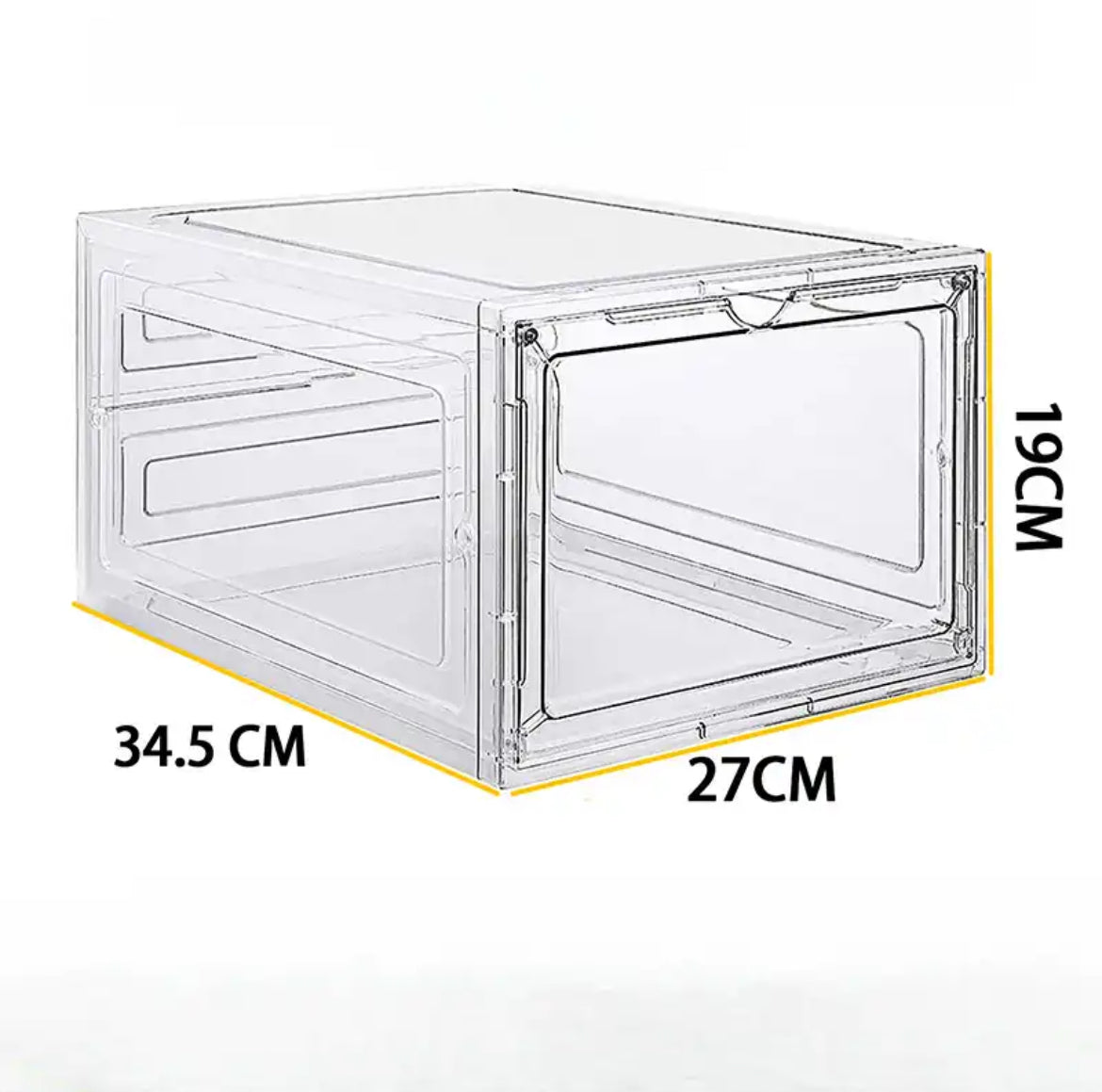 Acrylic transparent shoe box